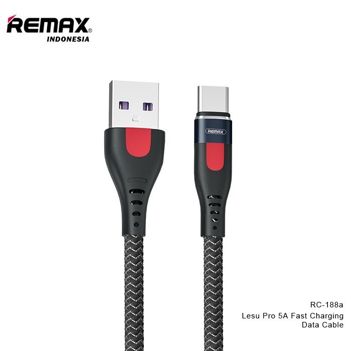 REMAX Lesu Pro 5A Aluminium Alloy Fast Charging Data Cable RC-188a&quot;kabel&quot;