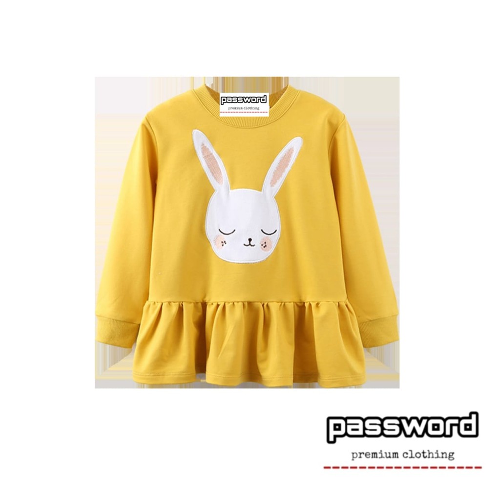 HappyOliver PASSWORD PIYAMA BUNNY FASHION Setelan piyama 1 - 7 Tahun Baju Anak BerKualitas