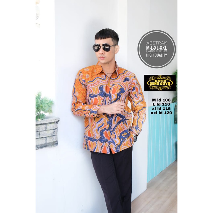 ABSTRAK SENOJOYO KEMEJA BATIK SOLO LENGAN PANJANG LAPIS FURING ATASAN BATIK PREMIUM MODERN KATUN HALUS ASWATAMA BAGAS BASKARA BAYUPUTRA BHISMA BIMA BRAMANTYA CHAKRA DEVANDRA DEWANTA DHANI DHARMA DRAJAT DZAKY ELANG ENDRA FARRAZI GADHING GAVIN GIANDRA