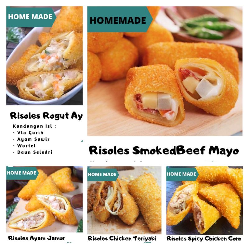 

Aneka Frozen Risoles 1 Pack Isi 10 pcs