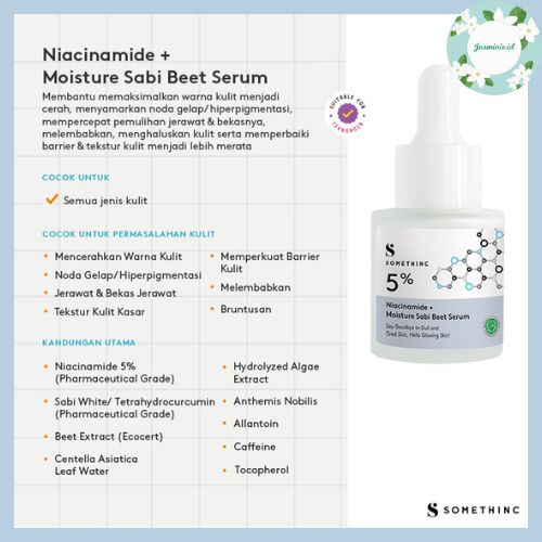 [SALE!] SOMETHINC 5% Niacinamide + Moisture Sabi Beet Serum - Mencerahkan Kulit