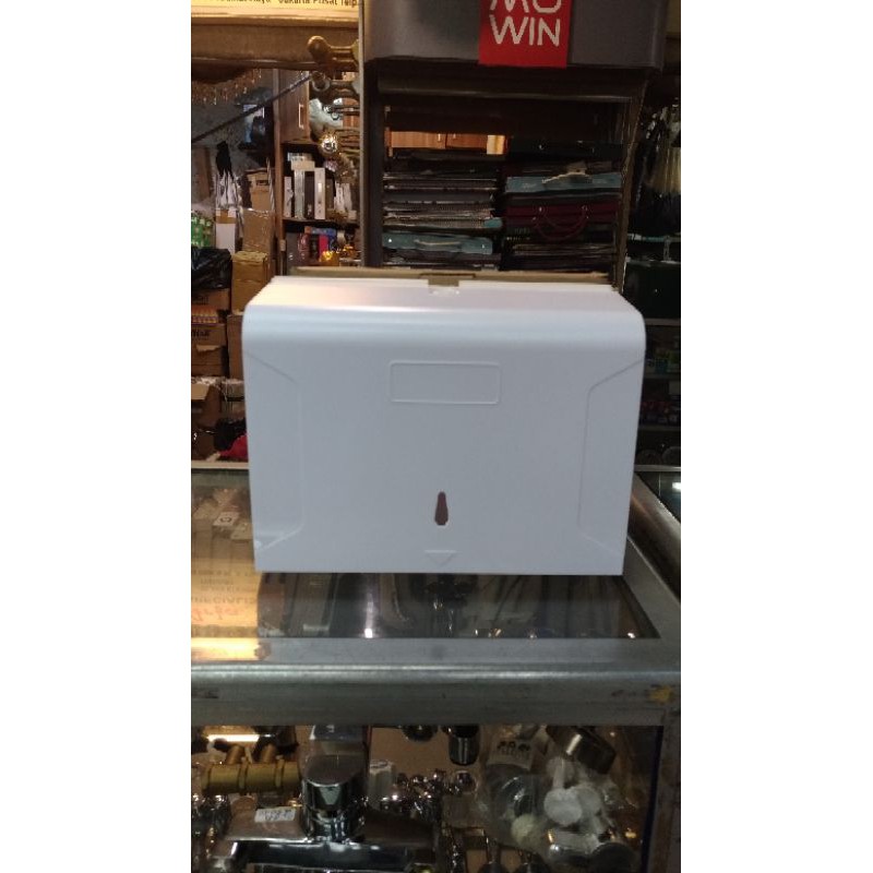 Tempat Tissue Kotak/Tempat tissue kamar mandi/tempat tissue facial Besar Putih