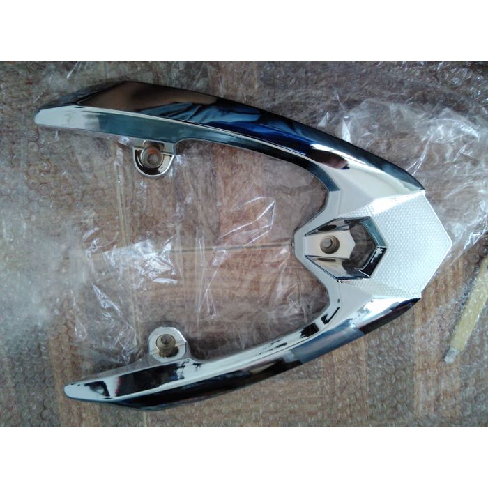 OTOMOTIF AKSESORIS MOTOR COVER BEHEL CHROME VARIO 150 /KONDOM GRIP BELAKANG CHROM VARIO 150/125