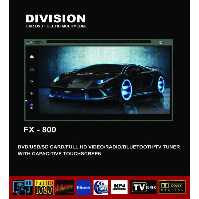 HEADUNIT HEAD UNIT DOUBLE DOBEL DIN DVD NEW MODEL UNIVERSAL MKV MP4