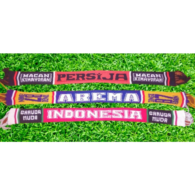 Syal bola persija | syal timnas indonesia | arema