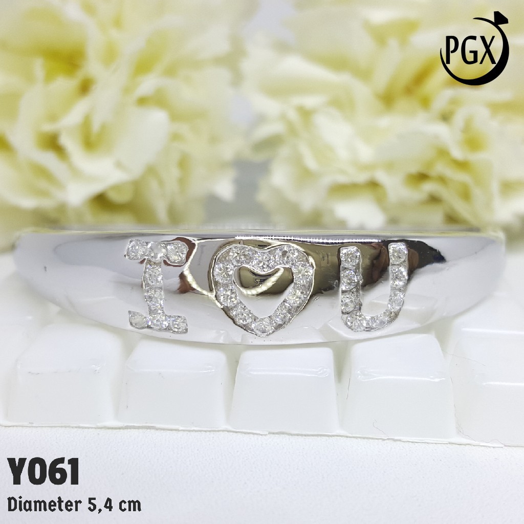 PGX Gelang Xuping Wanita Bangkok Bangle Aksesoris Perhiasan Lapis Emas - Y061