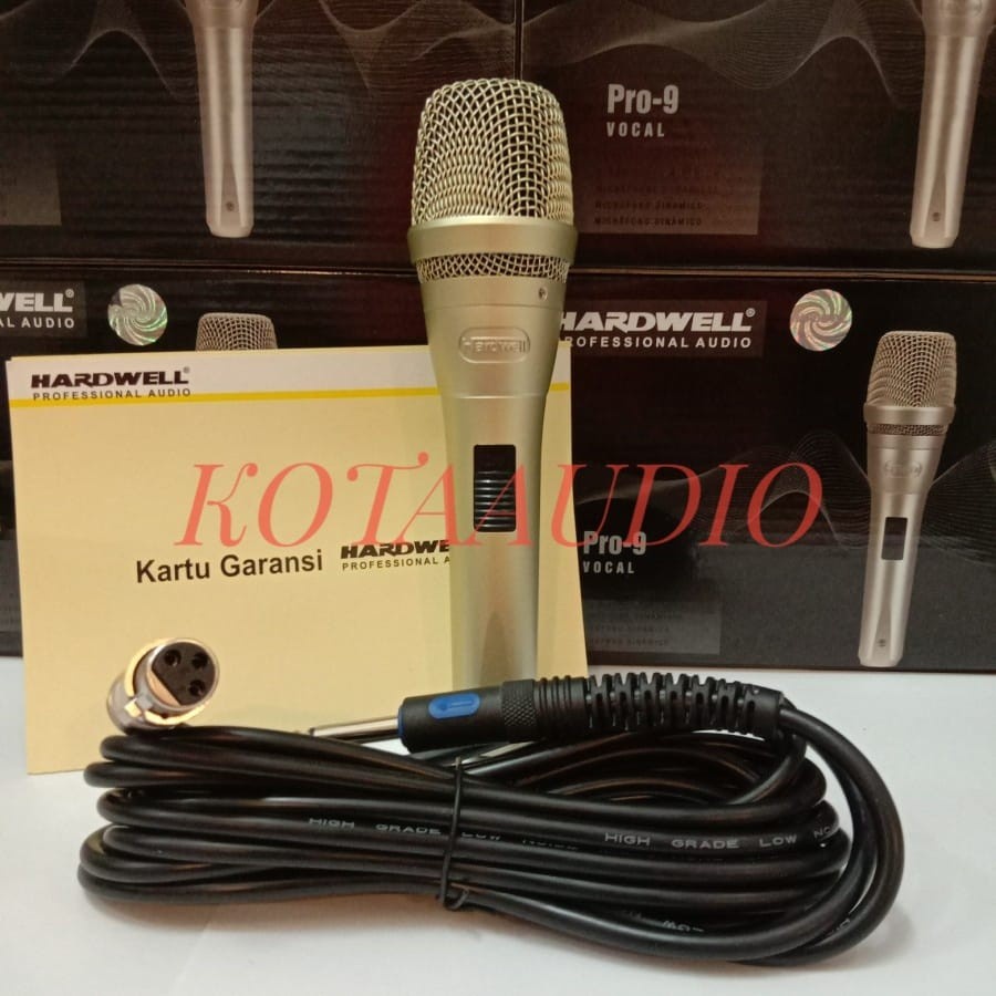 TERMURAH MIC KABEL HARDWELL PRO 9 ORIGINAL HARDWELL PRO9