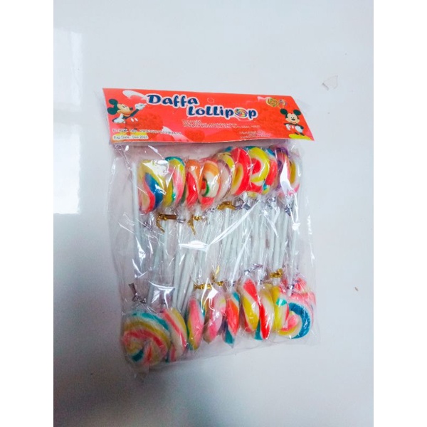 

PERMEN LOLLIPOP TERMURAH TERLARIS 4CM ISI 20 PCS BY DAFFA LOLLIPOP PABRIK PERMEN MALANG