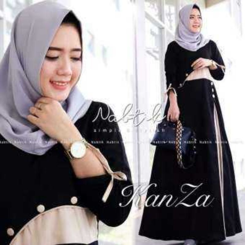 DoubleC Fashion Baju Gamis Kanza Dress