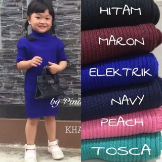 KALILA Dress Rajut Anak Perempuan Tebal Kalila Dress atau MEDINA DRESS