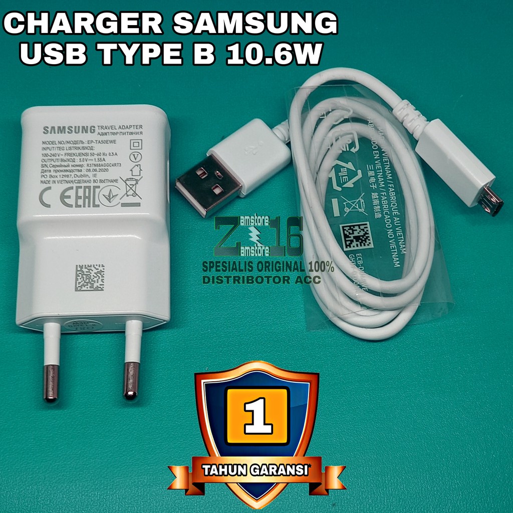 Charger samsung Galaxy J6 J6plus 1.55A Original 100% persen