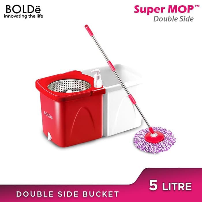 Alat pel lantai Bolde Super Mop Double Side