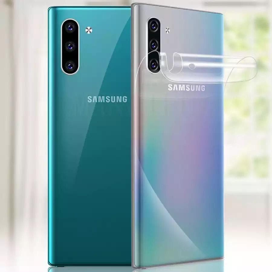 SAMSUNG NOTE 8 NOTE 9 NOTE 10 NOTE 10+ ANTI GORES HYDROGEL CLEAR BELAKANG BENING BACK JELL SKIN GARSKIN ANTI JAMUR SAMSUNG NOTE 9 SAMSUNG NOTE 10 SAMSUNG NOTE 10+ NOTE 10 + NOTE 10 PLUS