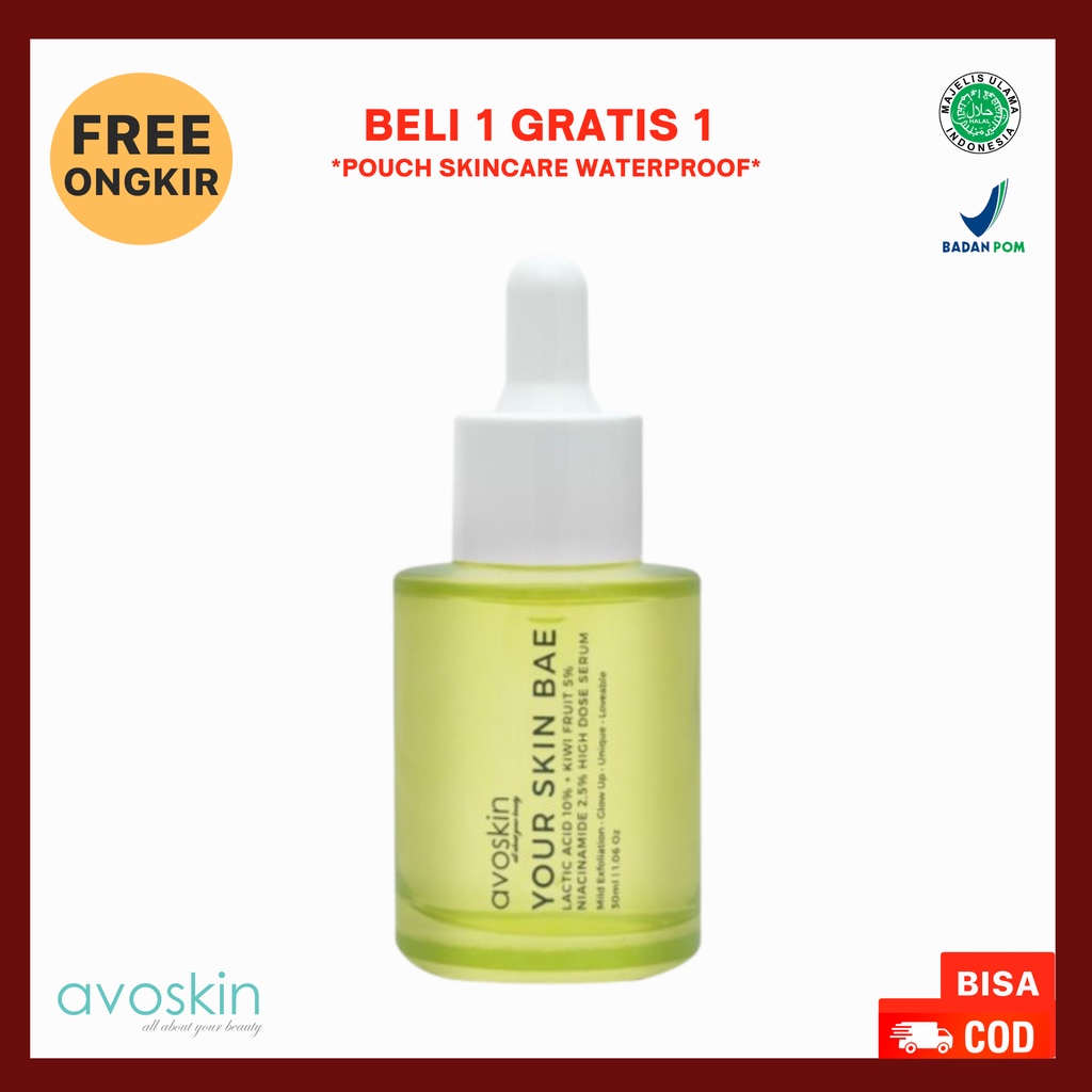 Avoskin Your Skin Bae Serum Vitamin C + Niacinamide | Lactic Acid | Azeclair | Panthenol