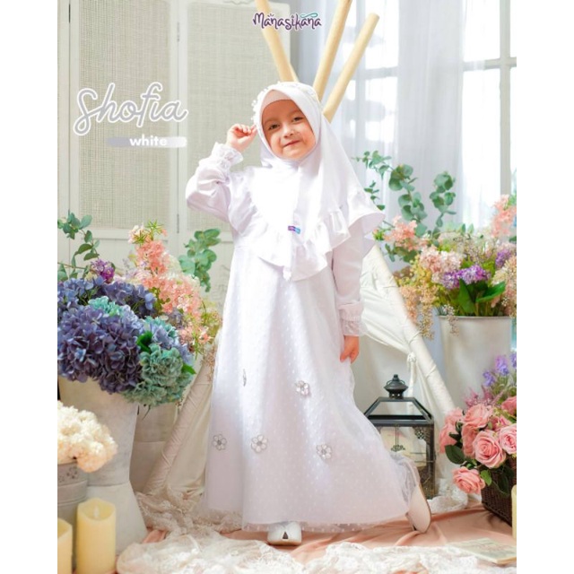 Gamis Shofia / gamis anak / gamis anak tile