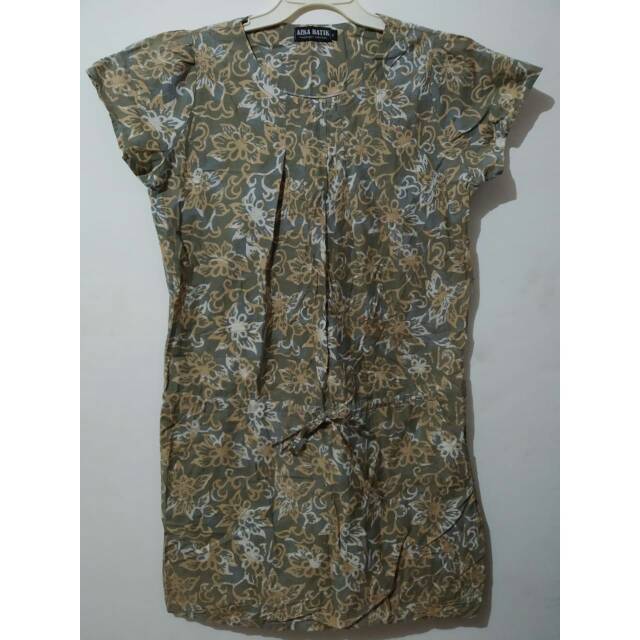 Preloved dress jumbo batik pekalongan