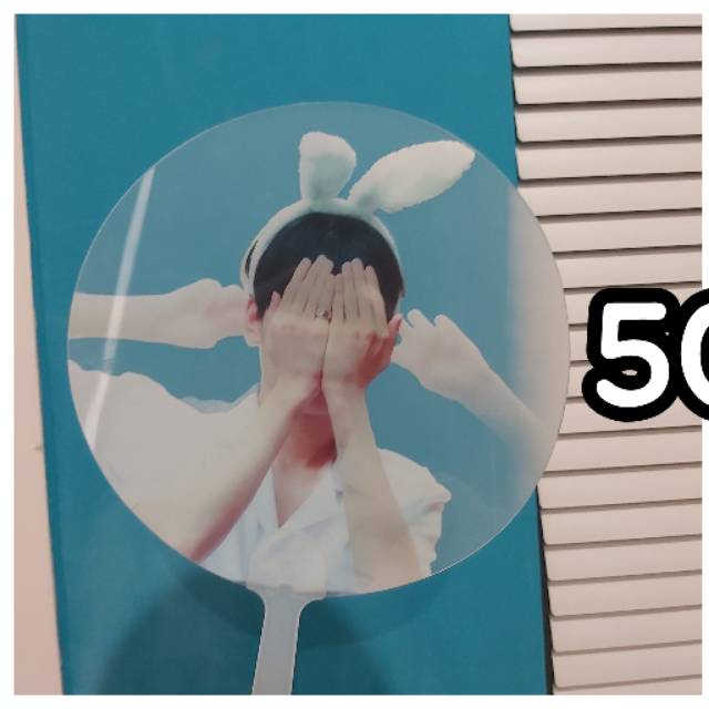 BOOKED wonwoo transparent fan