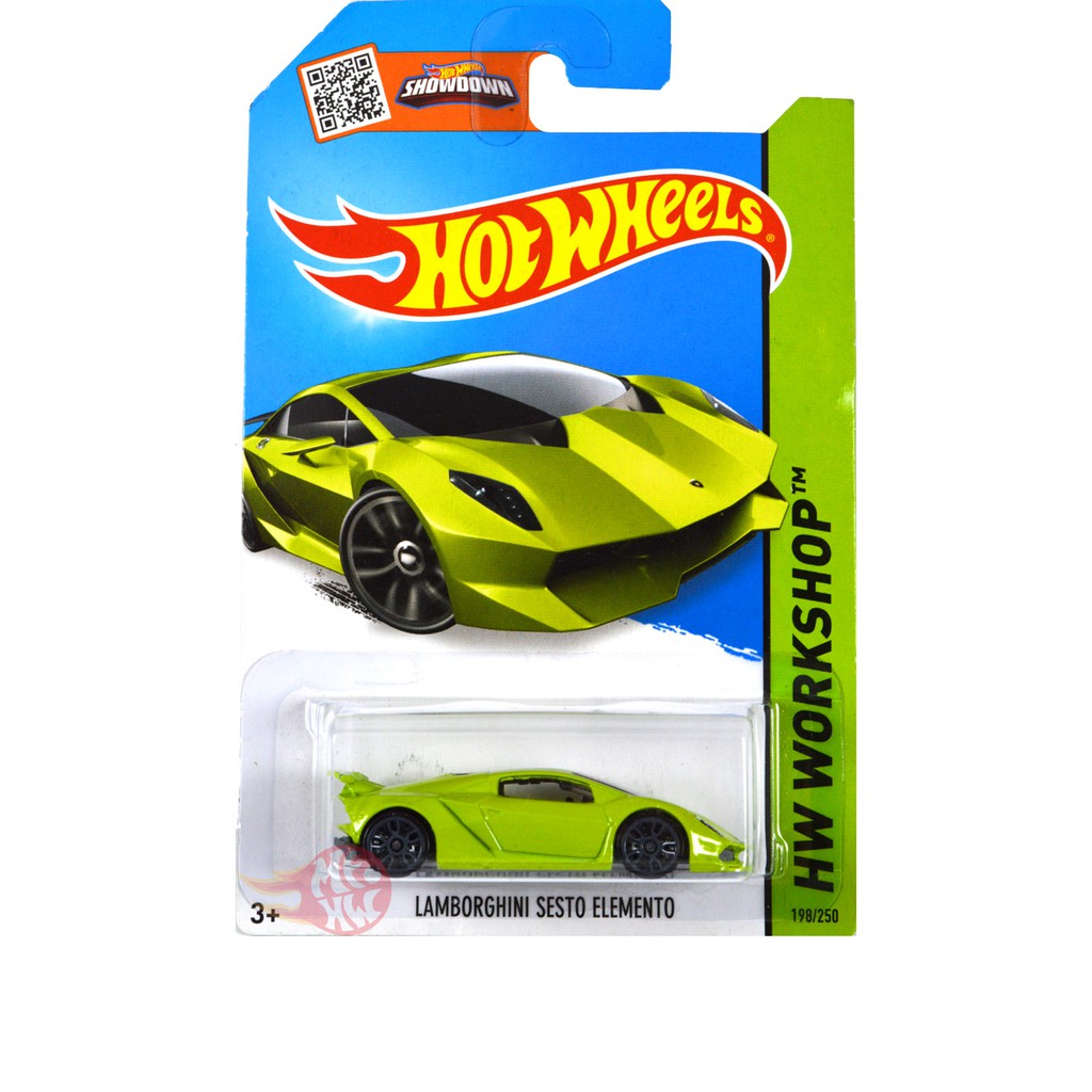 Lamborghini Sesto Elemento HIJAU / GREEN - Hot Wheels HW Hotwheels