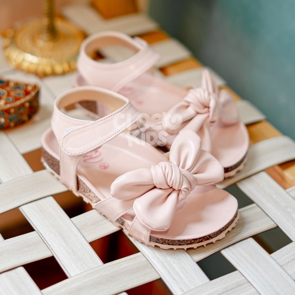 CLOEVKIDS - Rania Heels Wanita Pastel Mules Mom &amp; Kids