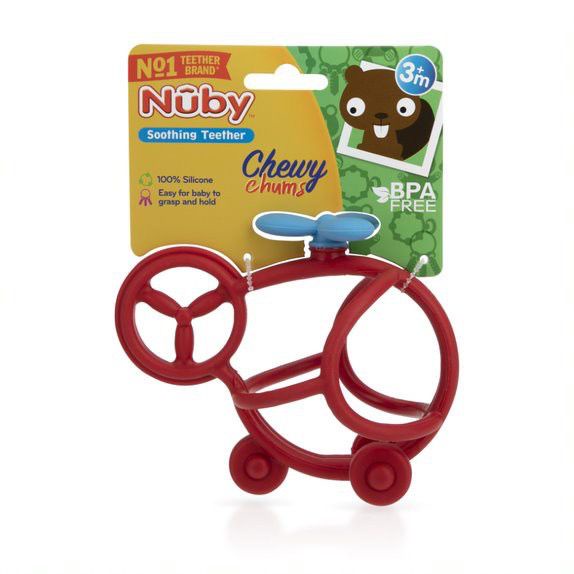 Nuby Baby Chewy Chums - Mainan Sensory Silicone/Gigitan Bayi