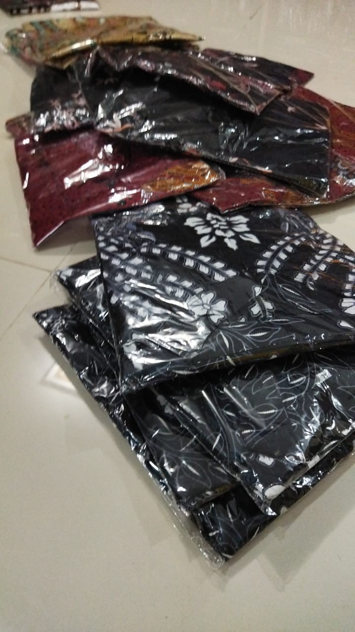 Motif Abri Baju Batik Couple Keluarga Seragam Gamis Blouse Anak Putri Hem Kemeja Tunik Dress Jumbo
