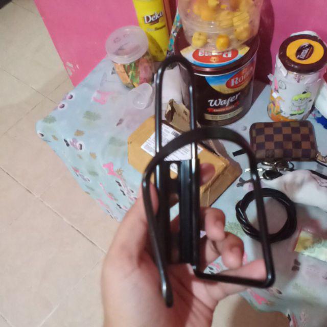 Bottle Cage - Tempat Botol Minum - Alloy Black