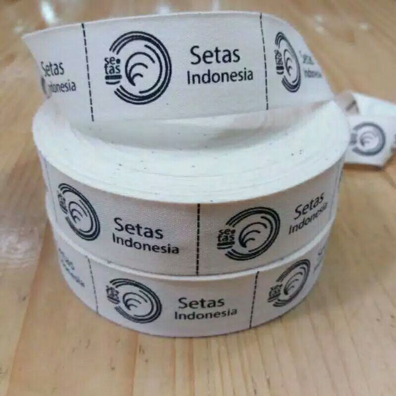 

(BISA COD)LABEL BRANDING KATUN/sablon/Min order 200