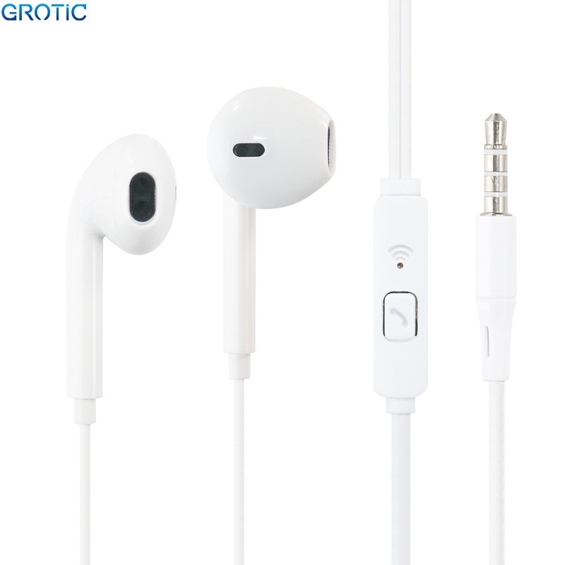 Grotic Headset Earphone H11 In Ear 3.5mm Plug Macaron Headphone