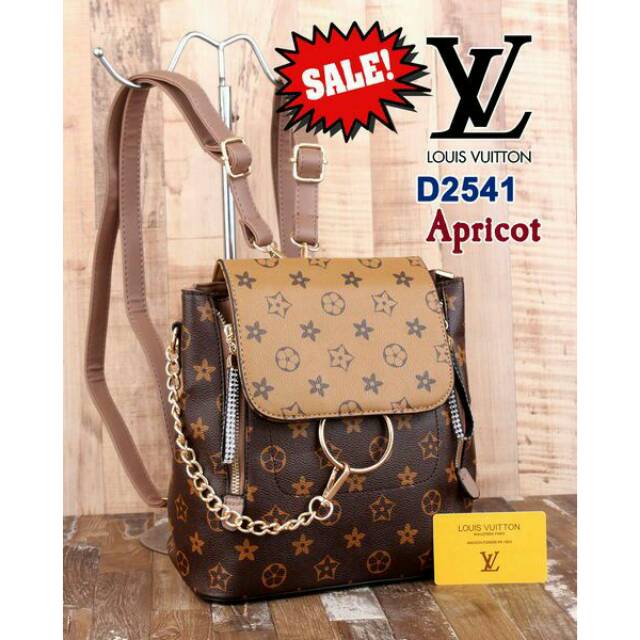 Bag ransel lv kualitas semi premium 2 warna