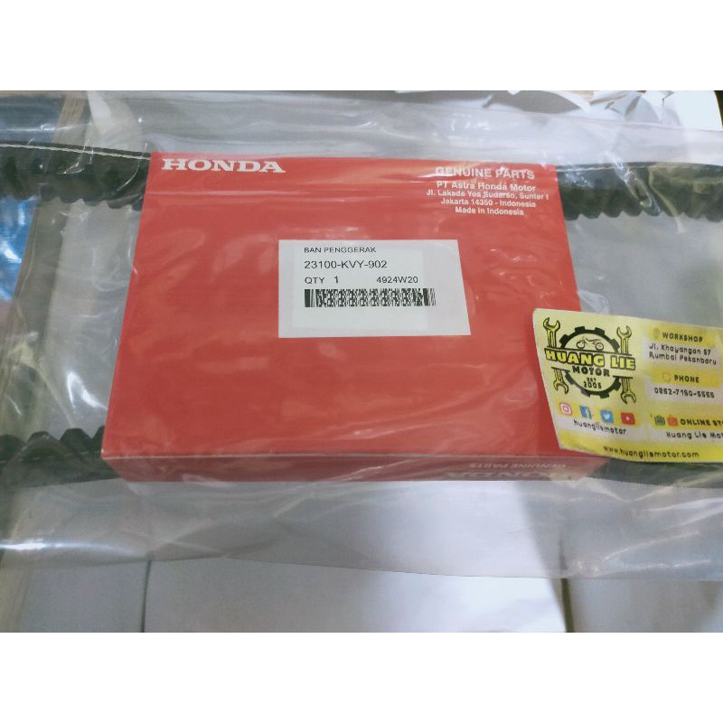 belting v belt ban penggerak beat/spacy karbu ori