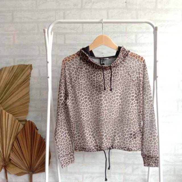 Hoodie Leopard H&M