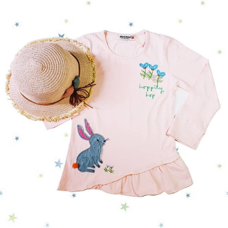 kaos anak lengan panjang / kaos geenee / kaos anak perempuan