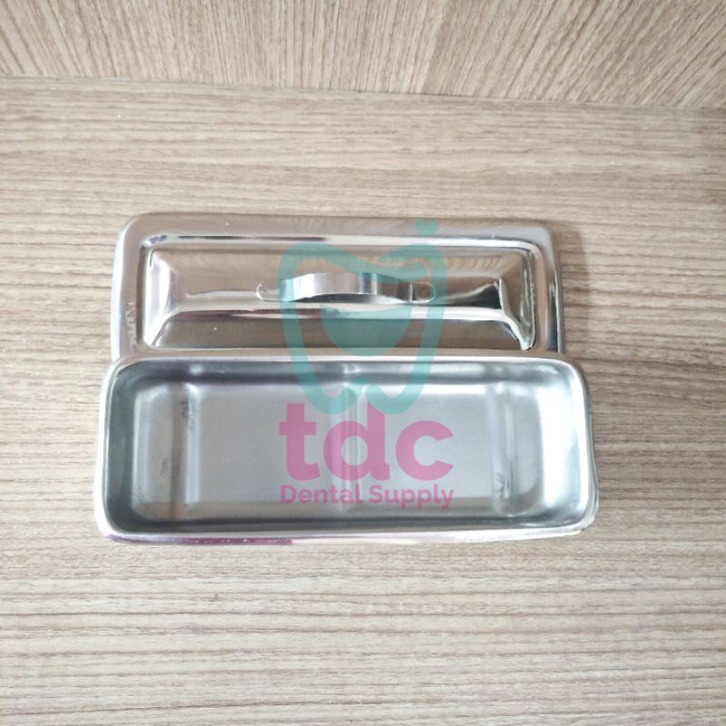 dental bak intrumen/ bak+tray/ tray instrumen dasar