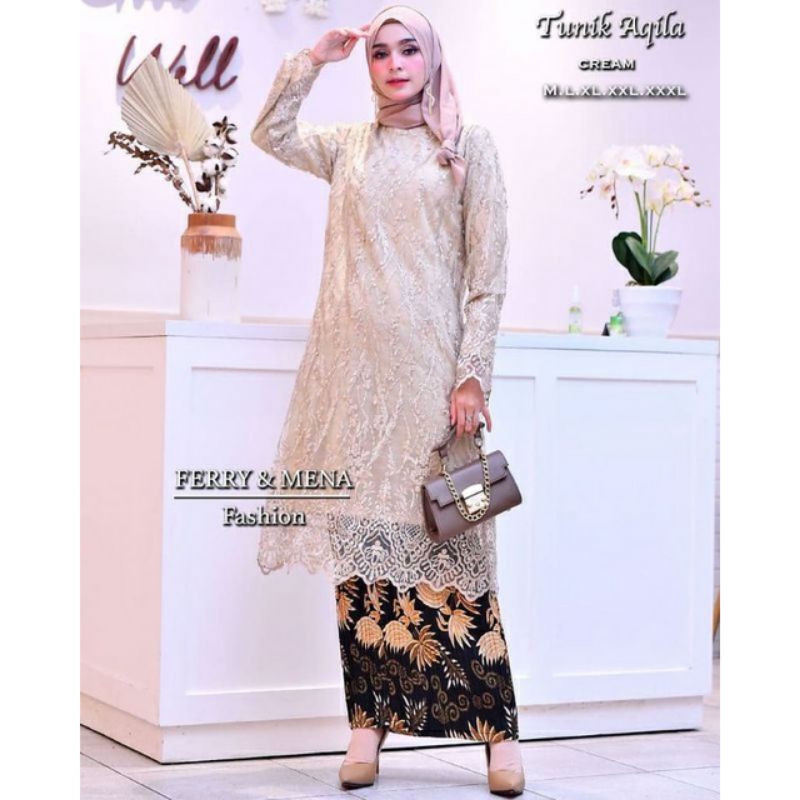 SET KEBAYA TUNIK KONDANGAN/KEBAYA TUNIK WISUDA /KEBAYA PESTA TERBARU &amp; TERLARIS