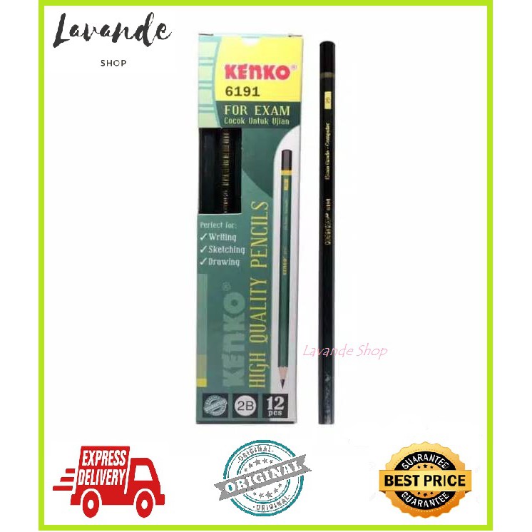 

PENSIL KENKO 6191 2B / PENSIL 2B KENKO MURAH
