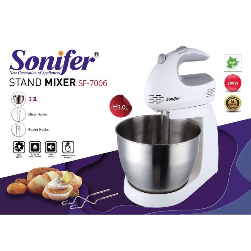  Mixer  Stand Mixer  Aduk Adonan Alat bikin  roti Alat 