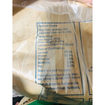 

10.10 FLASH SALE Susu Skim NZMP 1 kg / Skimmed Milk / Susu Rendah Lemak grosir