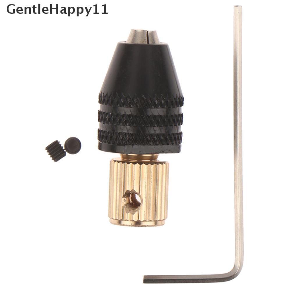 Gentlehappy Adapter Chuck Bor Elektrik Motor Mikro Hex 0.5-3.2mm