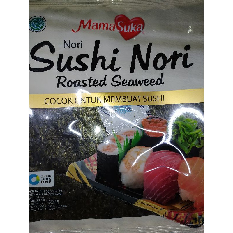 

Nori Sushi Nori Mama Suka isi 10 lembar