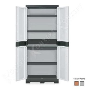 Lemari Plastik Serbaguna Tabitha Luxury 2 Pintu-2