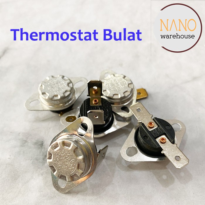 Thermostat Thermodisc Termostat Bulat Suhu Pemutus Arus Dispenser Magic Jar 10A 75 - 135 Derajat