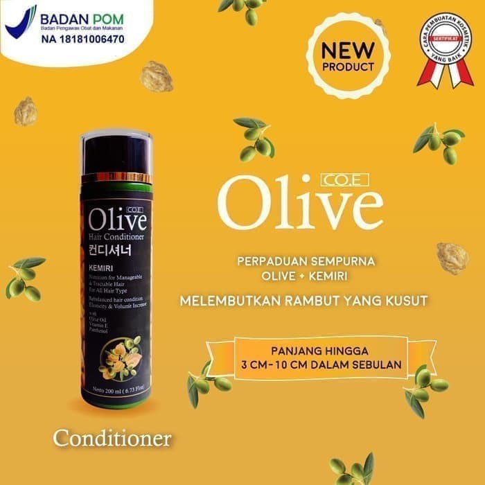 SYB Olive Black Conditioner Kemiri / 200ml