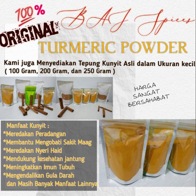 

Turmeric Powder ( Kunyit Bubuk )