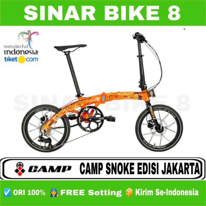 Sepeda Lipat Ukuran 16 Inch ELEMENT CAMP SNOKE Folding Bike Edisi Jakarta