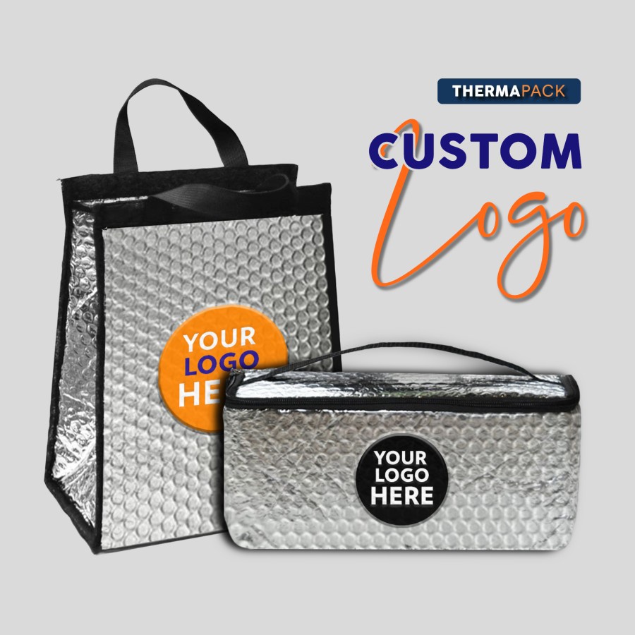 Custom Logo ThermaPack Insulated Bag - Logo Sablon