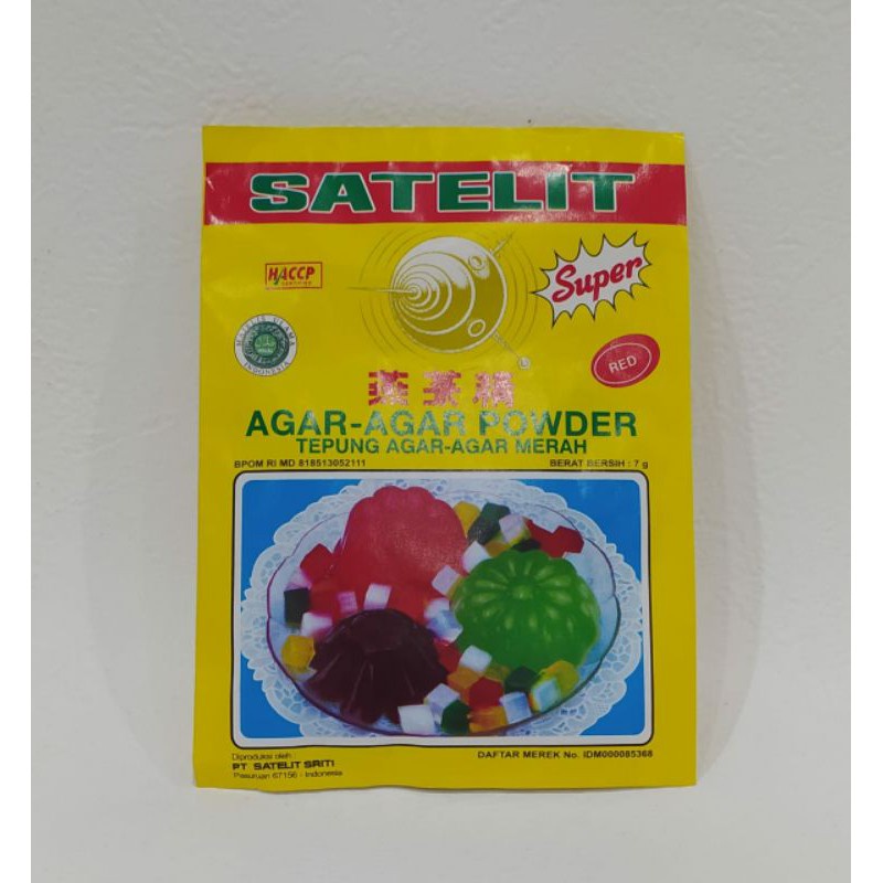 

SATELIT AGAR-AGAR 6.5gr MERAH