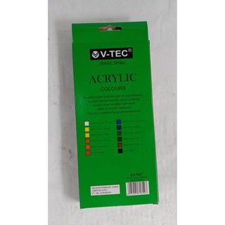  Cat  acrylic v  tec  12  warna  12ml Shopee Indonesia