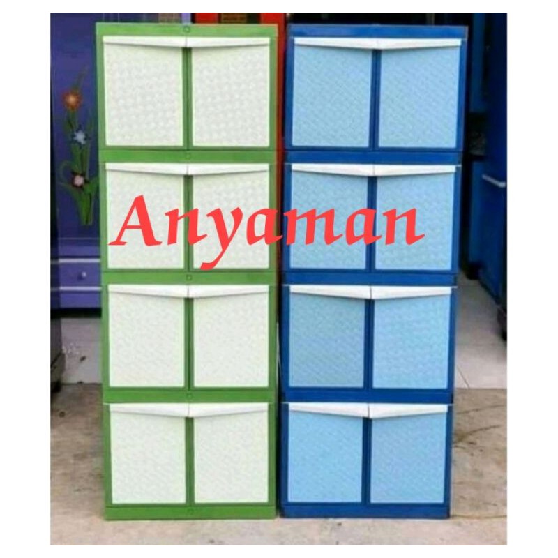Lemari plastik 4 Susun Tabitha