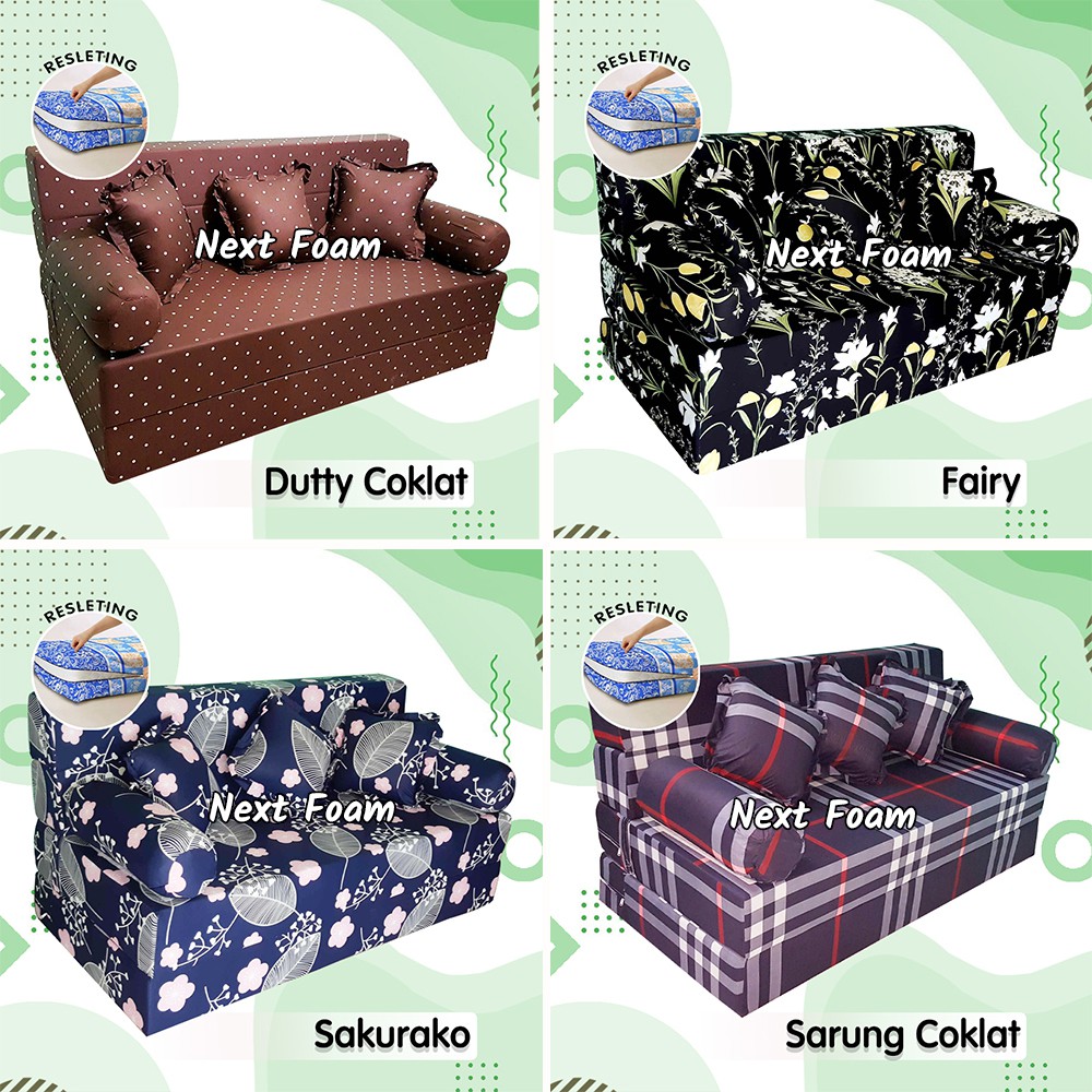 Sofa Bed Inoac Ukuran No 4 200x120x15 Tebal 15 cm EON LG D 23 ORIGINAL INOAC Garansi 10 Tahun