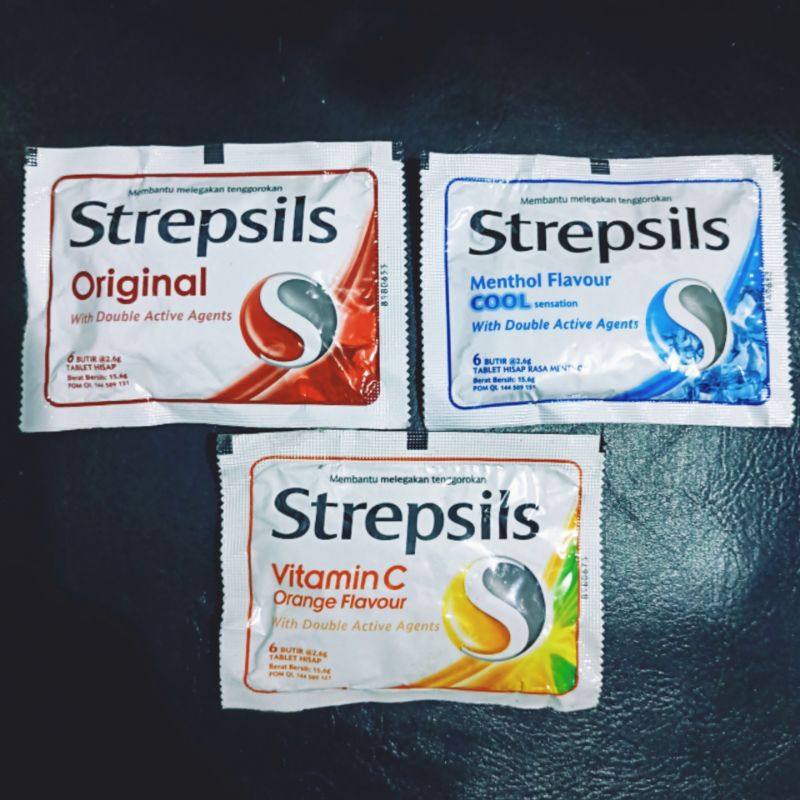 

Strepsils permen pelega tenggorokan isi 6 Butir